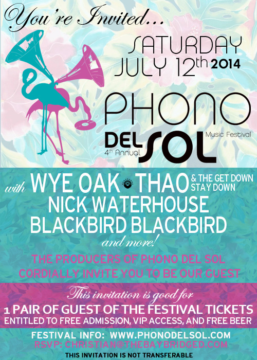 The Bay Bridge's Phono Del Sol, July 2014