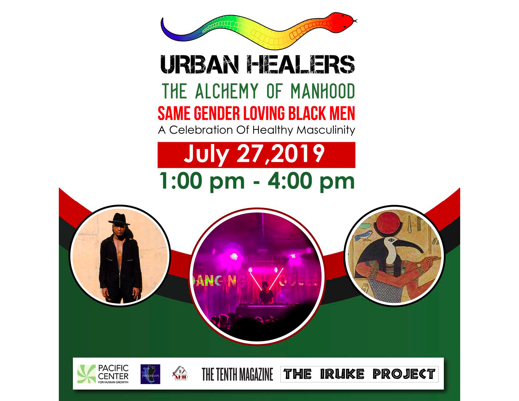 Urban Healers The Alchemy of Manhood, co-hosted by The Iruke Project, July 2019