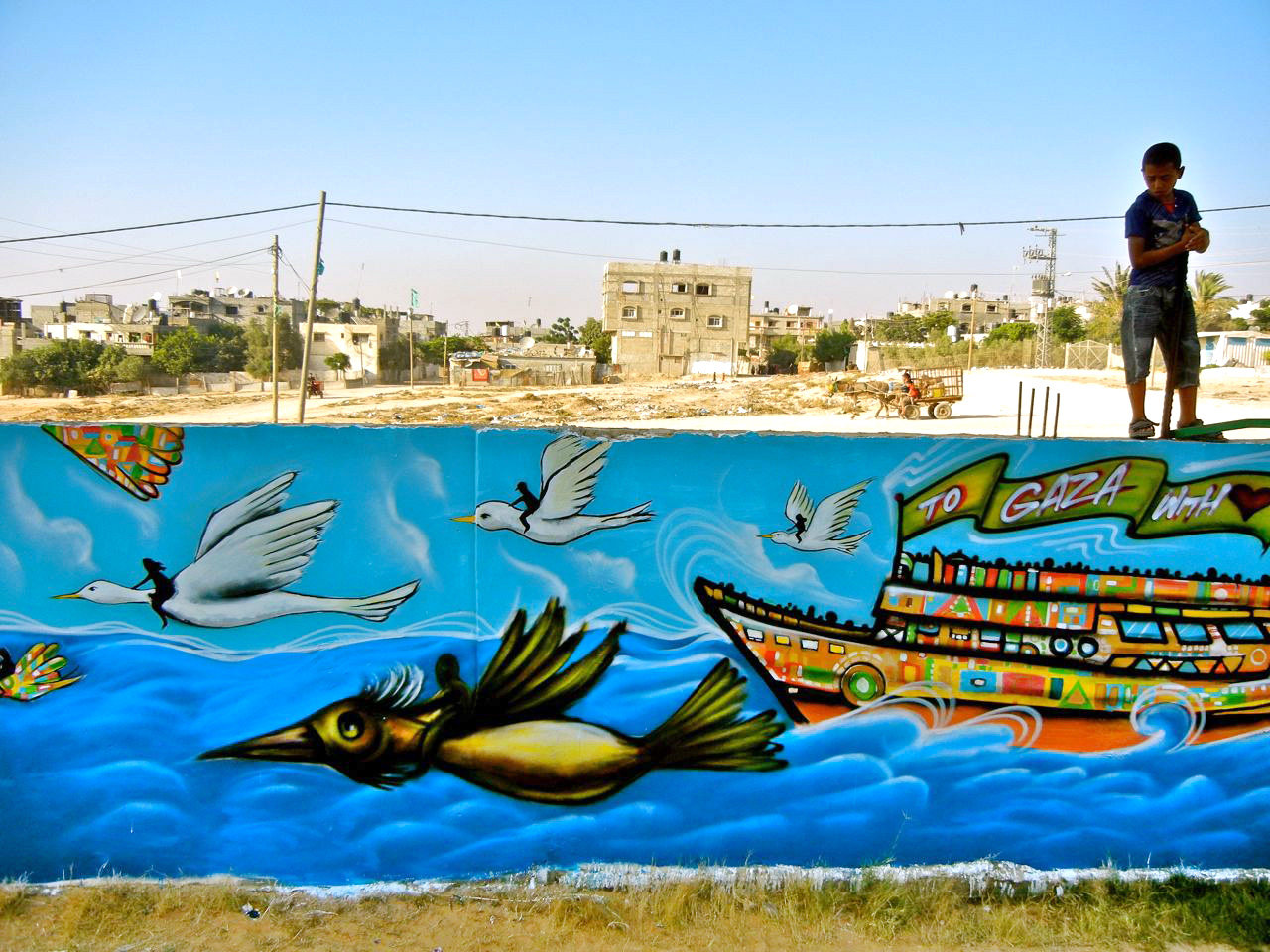 Mural from West Bank, Palestine
