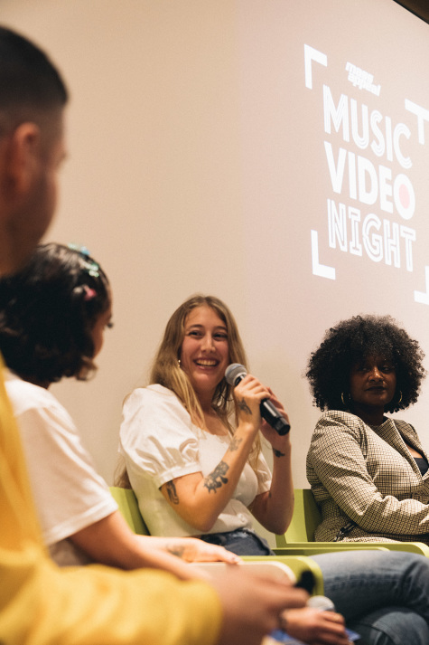 Milah Lobin and Princess Nokia at MoMA NY for Music Video Night