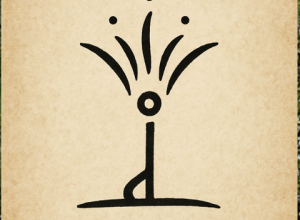 Light brown (Shade like a paper brown bag) with image in the middle in black 